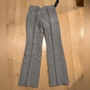 Banana Republic 100% Linen Light Gray Trousers 00P